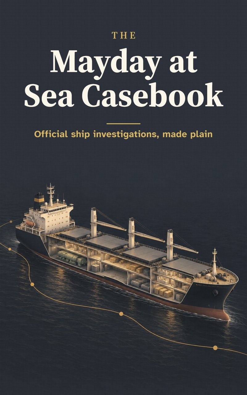 The cover of The Mayday at Sea Casebook